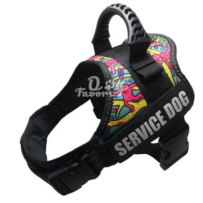 Arnés para perros Cuerda reflectante Mango de nylon Arnés de chaleco anticolisión ajustable para perros pequeños, medianos y grandes Camuflaje Xemadio 2026460-40