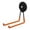 A003- Style C, variant on Heavy Duty Wall Hook, Garage Hooks Heavy Duty, Tool Hangers for Garage Wall, Garage Tool Organizer Wall Mount, Orange Double J-Hook 4.5X2X4.5 in for Garage Tool Storage, Utility
