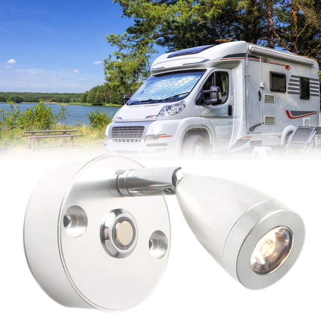 Lampe de Chevet de Bateau, Lampe de Lecture DC12V-24V Lampe RV RV Lampe de Lecture V Résultats Impressionnants