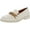 Cream Leather, variant on Vionic Emalyn Women's Flats Cream Size 7 W
