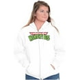 thumbnail image 3 of Better In The Nineties 90s Throwback Unisex Fleece Graphic Zip Up Hoodie Brisco Brands 2X, 3 of 5