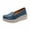 Blue, variant on Fesfesfes Platform Sneakers Women's Muffin Comfort Shoes ThickendSoled Casual Platform Oversized Sneakers US:5.5(36)