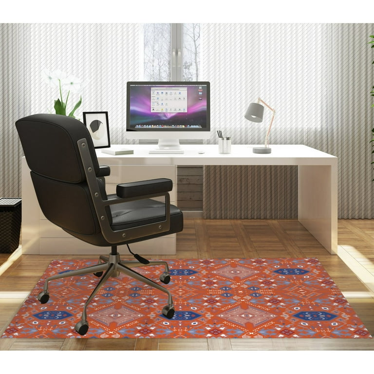 Straight rectangular chair mat sale