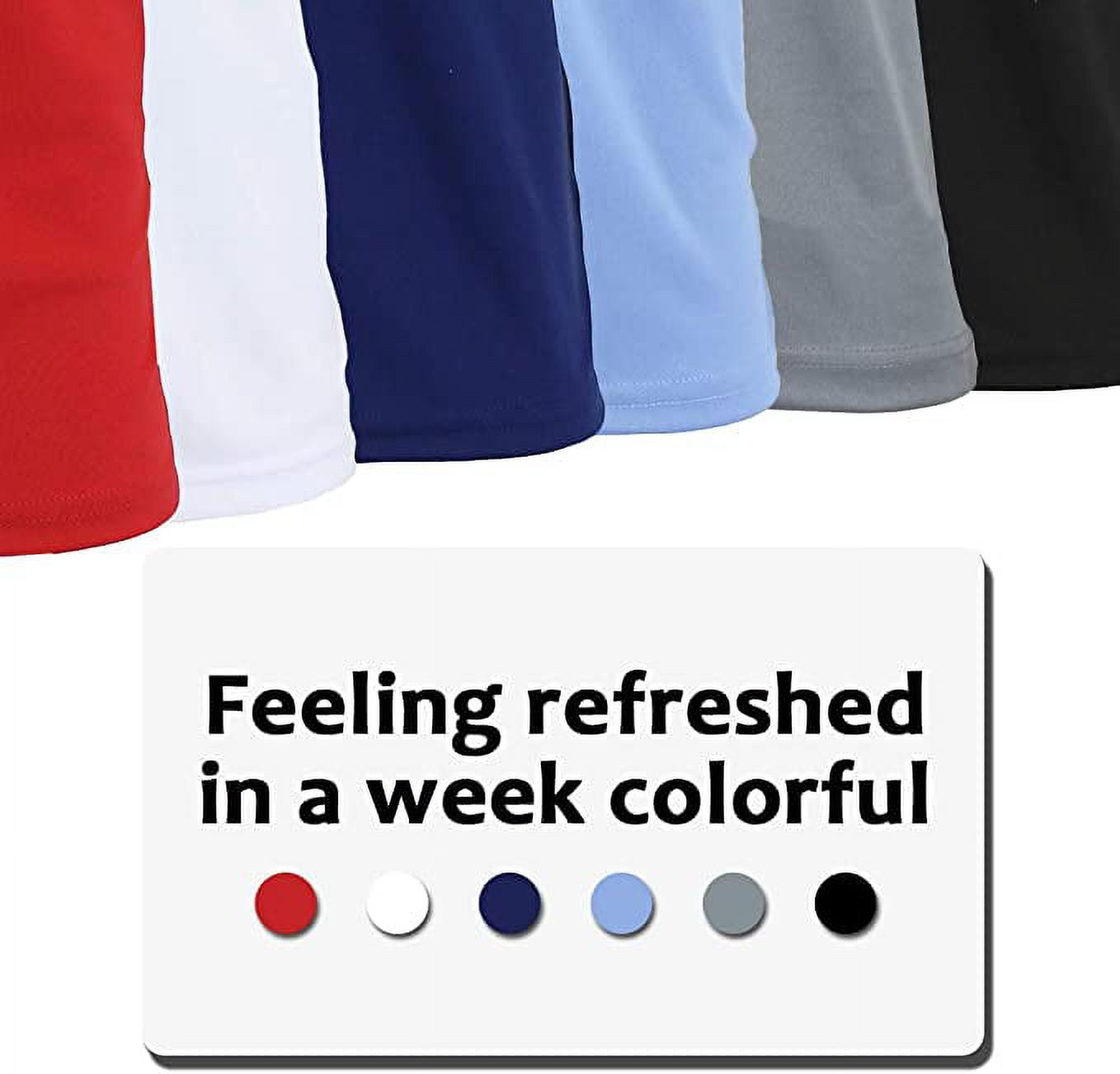 Galaxy by Harvic Men's Dry Fit Moisture-Wicking Polo Shirt
