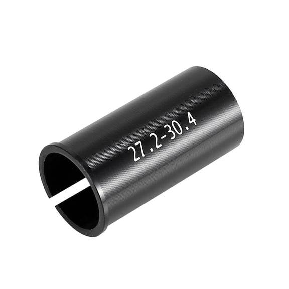 Unique Bargains Bicycle Bike Seat Post Tube Adapter Aluminium Alloy Black 27.2 to 30.4mm