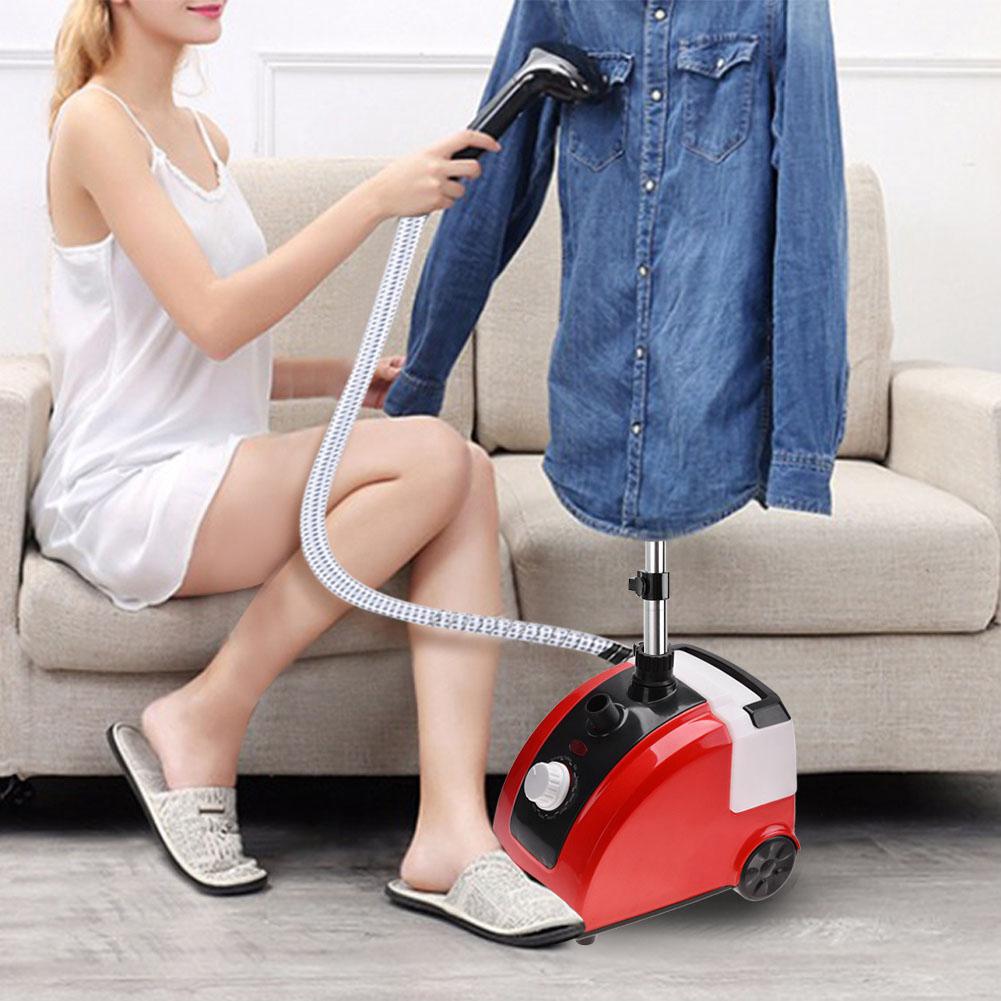 1700W 110V Garment Clothes Standing Fabric Steamer Wrinkle Remove Portable Home