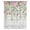 White, variant on Colorful Flowers Semi Sheer Curtains Drapes for Living Room,Bedroom,French Doors Window 84 Inches Long,Spring Leaves Floral Botanical Wood Grain Rod Pocket Chiffon Curtain Voile Drapery Panel