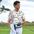 thumbnail image 4 of Salouo Dachshund Dog Puppy for Men's Short Sleeve Polo Shirts,Polo Shirts for Men Performance Short Sleeve Golf Shirt Athletic Casual Collared T-Shirt-Large, 4 of 8