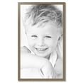 thumbnail image 2 of ArtToFrames 28" x 48" Aged White Gold Picture Frame, 28x48 inch Silver Wood Poster Frame (WOM-2036),  Pack, 2 of 7