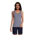 thumbnail image 3 of Lands' End Women's Petite Cotton Tank Top, 3 of 3