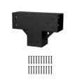 thumbnail image 1 of 4x4inch Steel DIY Pergola Hardware Kit 3Way Right Angle Corner Bracket with Base, 1 of 6