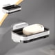 thumbnail image 1 of Jabonera de pared ZJT250121013 | Jabonera de plástico impermeable con bandeja de drenaje | Fácil instalación | Organizador de baño moderno en verde, gris y transparente, 1 of 5