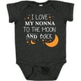 thumbnail image 3 of Inktastic I Love My Nonna to the Moon and Back Boys or Girls Baby Bodysuit, 3 of 5