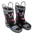 thumbnail image 1 of Foxfire FOX-600-94-11 Childrens Black Pirate Rain Boot - Size 11, 1 of 1