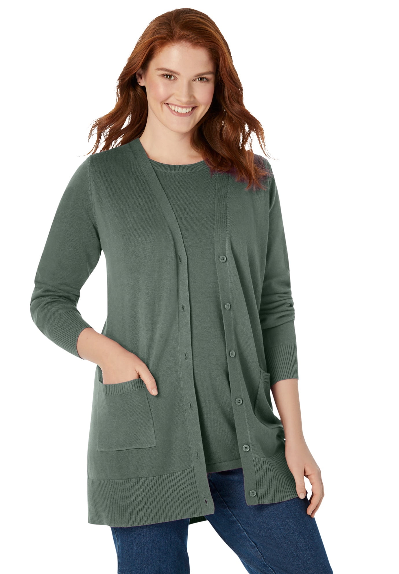 Woman Within Woman Within Women's Plus Size The Cotton Perfect
