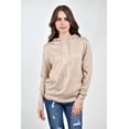 thumbnail image 4 of Sudadera tejida con capucha Roman Fashion /Juvenil, 830 (Beige) beige G, 4 of 5
