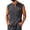 Dark Gray, variant on Satingcolo Sleeveless Henley Tank Tops for Men Notch V Neck Chest Pocket Casual Shirts Summer Outdoor Camping Gym Athletic Shirt