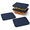 Navy Blue-3Pack, variant on Silicone Lids Replacement For Pyrex Freshlock/snapware 2cup(8602)