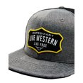 thumbnail image 2 of Rope Smart Western Style Mesh Flat Retro Trucker Fit Live Patch Cap, 2 of 3