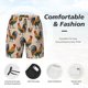 thumbnail image 3 of Fotbe Rooster Traje de Baño para Hombre – Shorts de Natación de Secado Rápido con Forro y Bolsillos-Small, 3 of 6