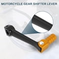 thumbnail image 3 of Motorcycle Shift Pedal Aluminum Alloy Folding | Gear Shifter Shift Lever Black Gold Tone 1 Pcs, 3 of 6
