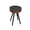 A-Brown, Black, variant on Ciphrias 16 Inch Walnut Wood Grain MDF Cube Side Table for Living Room