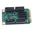 thumbnail image 4 of Mini PCI-E SATA 4 Ports SATA III 6G Mini PCI Express Carte Contrôleur SATA3.0 Adaptateur SSD PCI Express, 4 of 7
