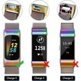 thumbnail image 2 of MYKOMI pour Fitbit Charge 6 Bracelets Femmes Hommes, Bracelet de Rechange Ajustable en Maille Métallique en Acier Inoxydable avec Boucle Compatible avec Fitbit Charge 6 Traqueur de Mise en Forme, 2 of 7