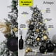 thumbnail image 5 of Árbol de Navidad Nevado Artego 2.20m Premium Pino Artificial Frondoso incluye maleta, 5 of 8