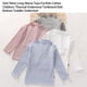 thumbnail image 3 of Jumpingount Top básico para niña, suéter de punto de Color sólido para niños, ropa interior más cálida, ropa de punto y cómoda para niños Prendas para la parte del cuerpo Gris 100cm Jumpingount AP013409-15, 3 of 6