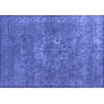 thumbnail image 1 of Ahgly Company Machine Washable Indoor Rectangle Oriental Blue Industrial Area Rugs, 3' x 5', 1 of 4