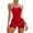 Red, variant on Womens Swimsuits Tankini Summer Block Thin and Sexy and Elegant Sun Women's Swimwear Hot Pink