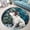 Christmas Polar Bear, variant on Round Rug, Amethyst Nature Pattern Soft Washable Carpet, Non-Slip Floor Mat for Living Room Bedroom Home Decor 24 Inch