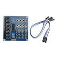 thumbnail image 2 of Pantalla TM1638 Control MCU de 3 cables LED de 8 bits Módulo de visualización y escaneo de teclado de 16 teclas para, 2 of 8