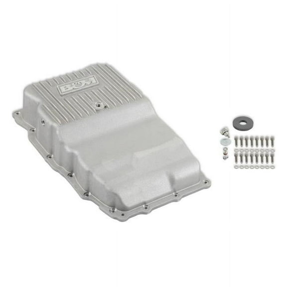 B&M 70401 Cast Aluminum Hi-Tek Deep Transmission Pan for 2017-2023 GM 10L80