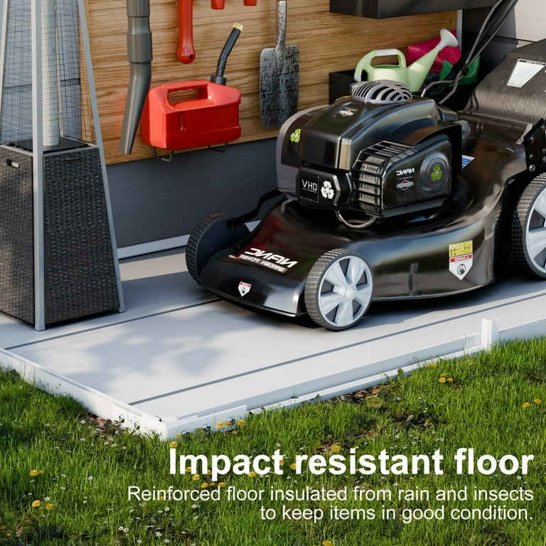 DEEP HOUSE レコードセット８枚セット Duramax 15x8 Apex Pro Vinyl Shed with Foundation Kit