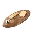 thumbnail image 2 of Nambe - Swoop Cheese Board With Knife 21", 2 of 4