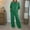 01 Green, variant on YueHuiYing Women's Crew Neck Loose-Fit Top with Elastic Waistband Drawstring and Pockets Casual Long Pants Sweatshirt and Sweatpants Two-Piece Set