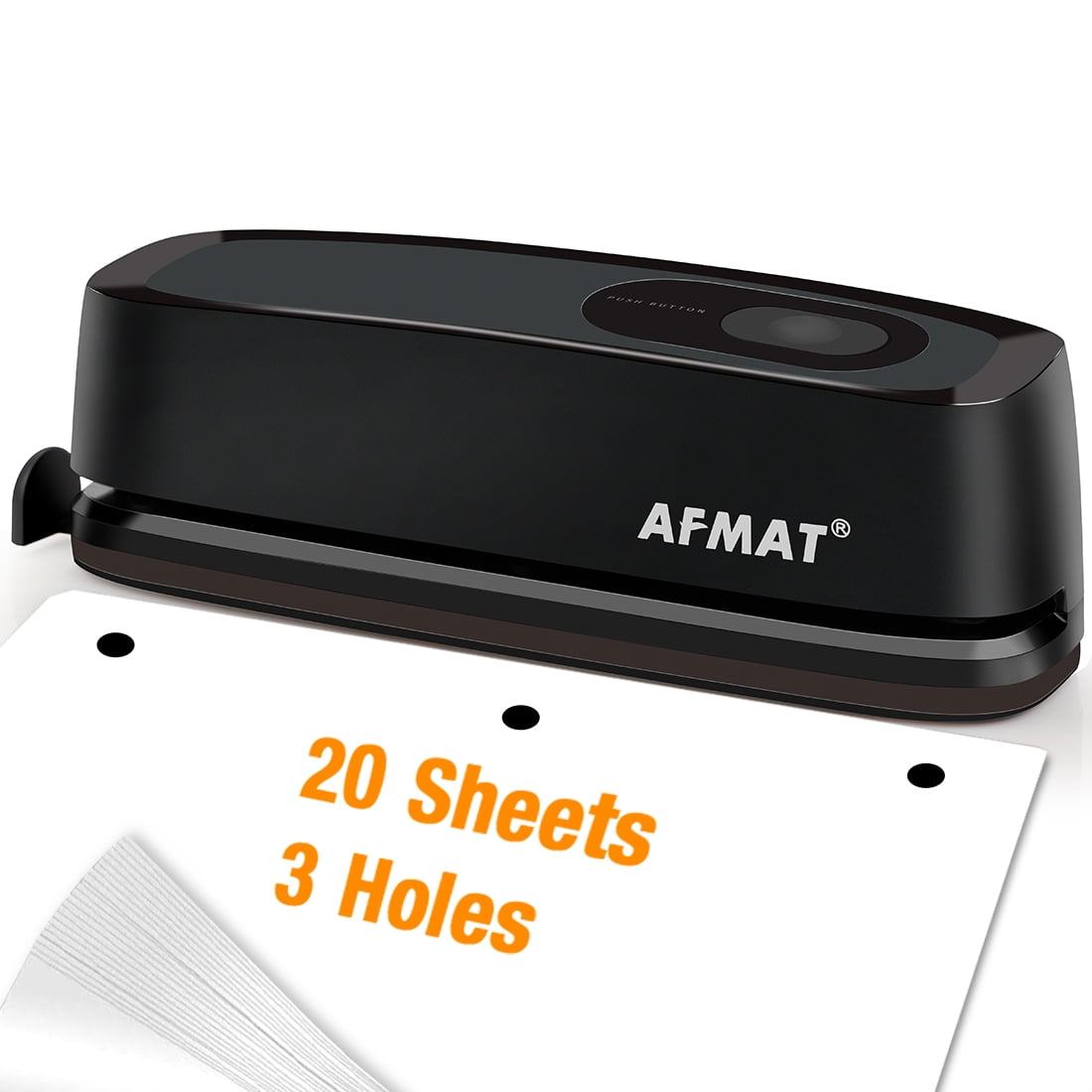 Electric Paper Punch, 3 Hole Punch Automatic Paper Puncher with 20