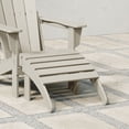 thumbnail image 3 of WestinTrends Malibu Outdoor Adirondack Style Ottoman, Sand, 3 of 14