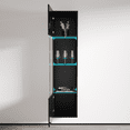 thumbnail image 4 of Fly Modular Wall Mounted Floating Bookcase Cabinet (Type-42) Black, 4 of 5