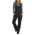 thumbnail image 3 of Naiovety Pantalones de esquí para mujer, babero Universal de Color sólido, mono grueso para mujer, pantalón de Snowboard, accesorio de ropa, Deportes de nieve negro SG, 3 of 6