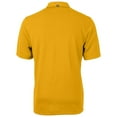 thumbnail image 3 of Men's Cutter & Buck Gold Tulane Green Wave Team Logo Virtue Eco Pique Recycled Polo, 3 of 3
