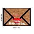thumbnail image 3 of zhangmingg Envelope Design Heart Shaped Area Rug Soft Floor Mat for Valentine's Day Anniversary Wedding Bedroom, 3 of 6
