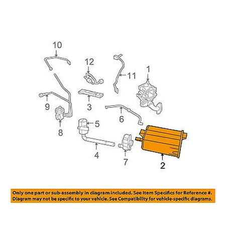 - CHRYSLER OEM-Vapor Canister Fuel Gas Emission 5147060AA