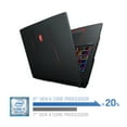thumbnail image 4 of MSI GE75 Raider050 Gaming Laptop, 17.3" 144Hz 3ms, Intel Core i78750H, NVIDIA GeForce RTX 2060 6G, 256GB NVMe SSD + 1TB HDD, 16GB RAM, WIN 10, VR Ready, GE75050, 4 of 6