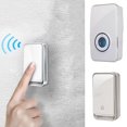 thumbnail image 1 of Ganfancp Video Timbre Inalámbrico Inteligente Intercomunicador Hd Visión Nocturna Wifi Recargable Timbre de Seguridad Puede Llamadas Bidireccionales Ofertas Del Día Sólo En Línea Receptor*1 Transmiso, 1 of 7