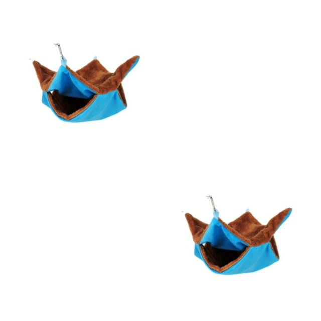 VONKY 1/2/3/5 Stylish Animal Hammock Wide Application For All Types Of Pets Sturdy And Durable blue large 35*35cm 2PCS