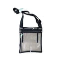 thumbnail image 3 of Bolso bandolera transparente - Bolso tote transparente aprobado para estadios con bolsillo frontal y correa ajustable., 3 of 5