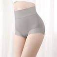 thumbnail image 2 of BYHONG Women's High Waisted Lift Tummy Plus Size Panties Panties&nbsp;for Women Grey XL, 2 of 5